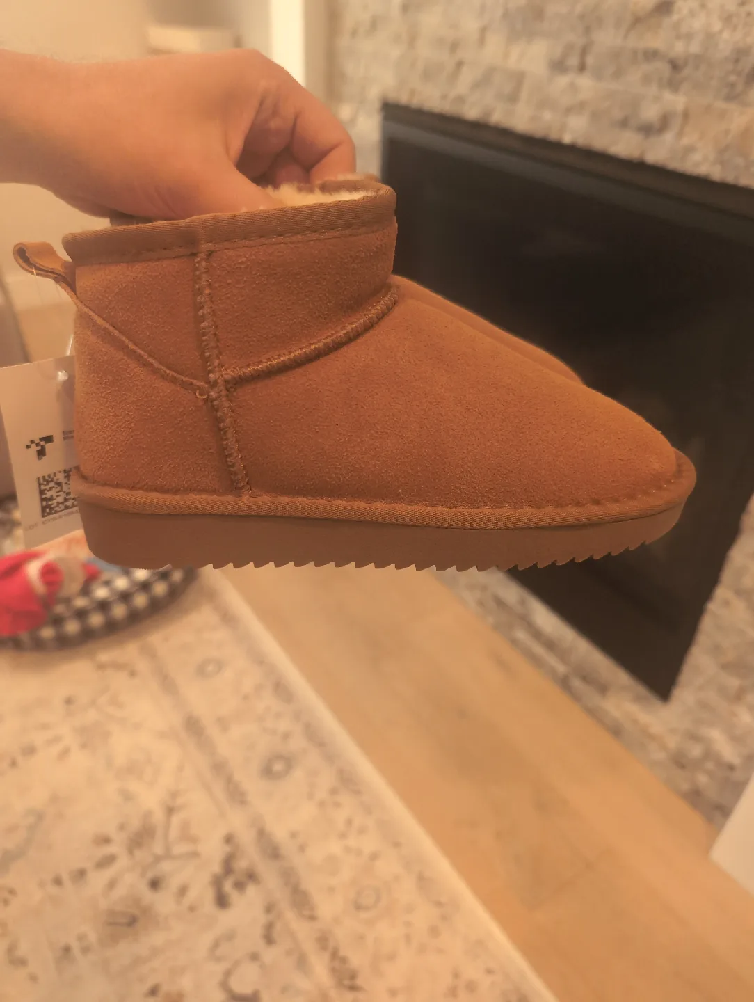 Brown Suede Ankle Boots Size 35 image indicator(2)