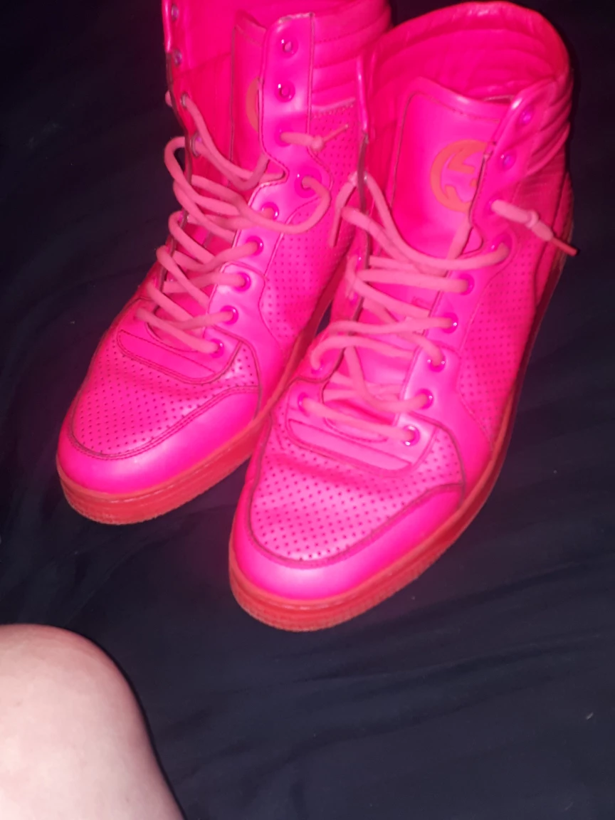 Gucci High-Top Sneakers - Pink