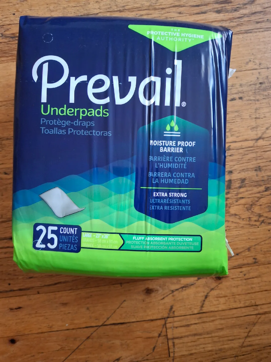 Prevail Underpads, Large Size 23" x 36" thumbnail