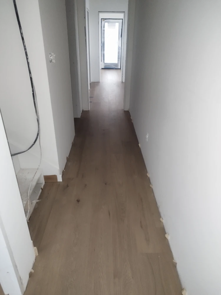 engineered hardwood glue down installation - photo 2