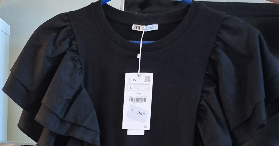 Zara Black Dress - Size L - New with Tags - photo 2