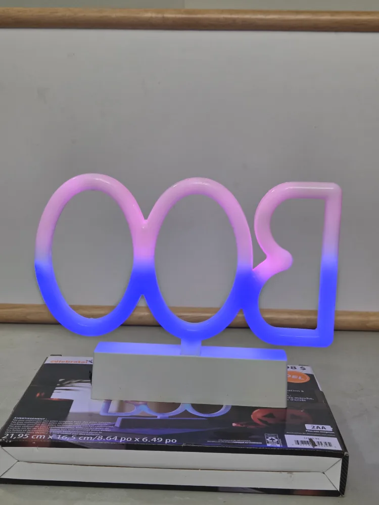 Celebrate It! BOO Neon Light Halloween Decor image indicator(7)