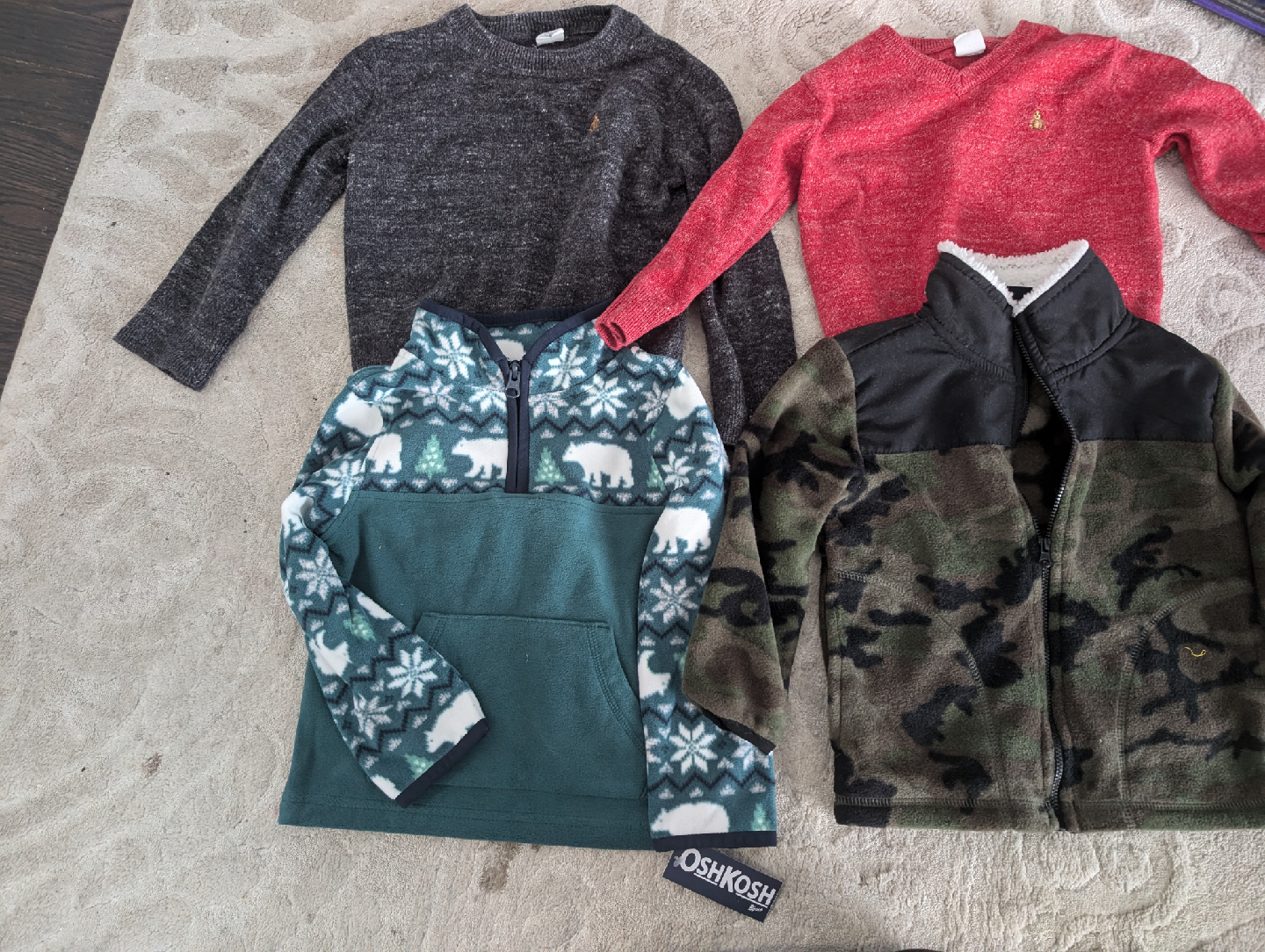 Kids' OshKosh & Other Assorted Sweaters - Size 3