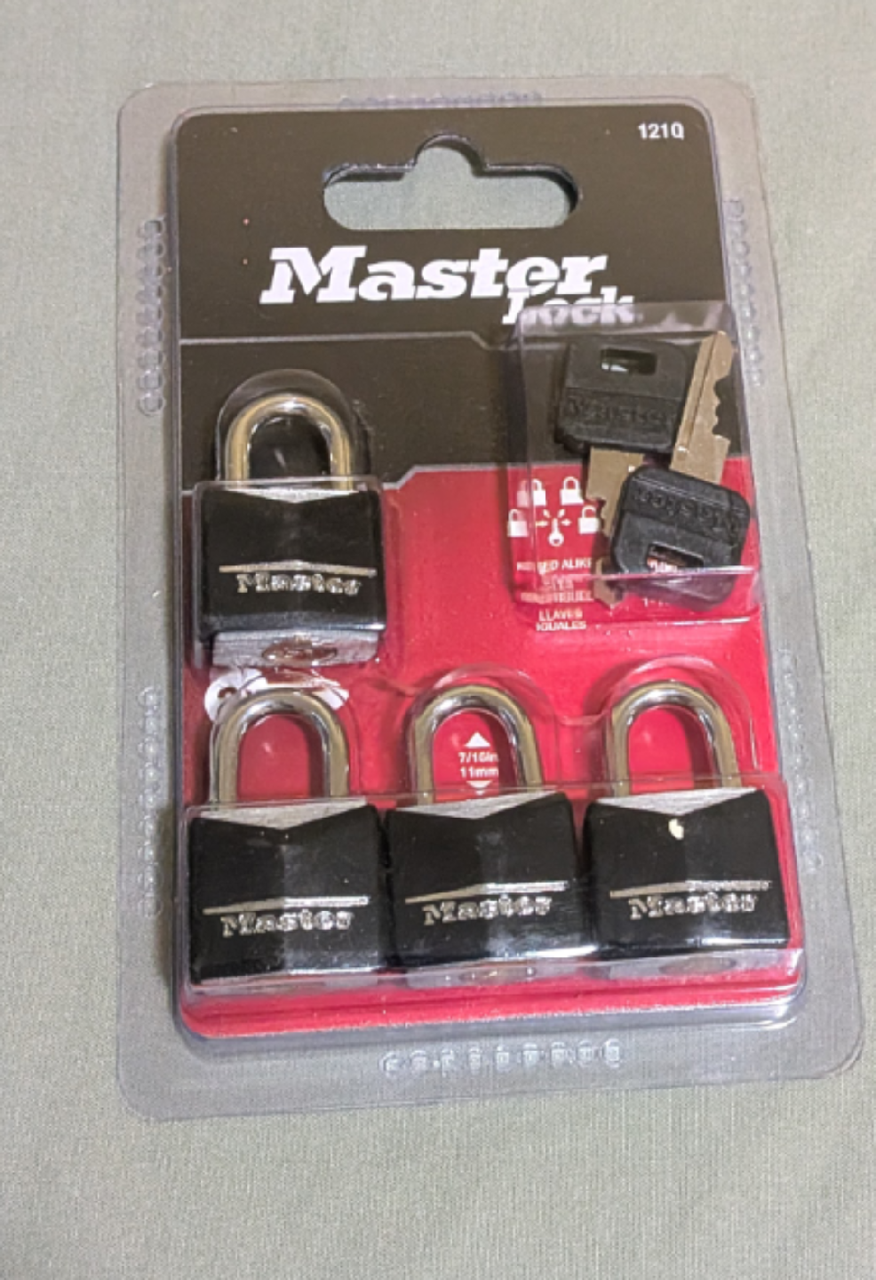 Master Lock Padlocks - 4 Pack