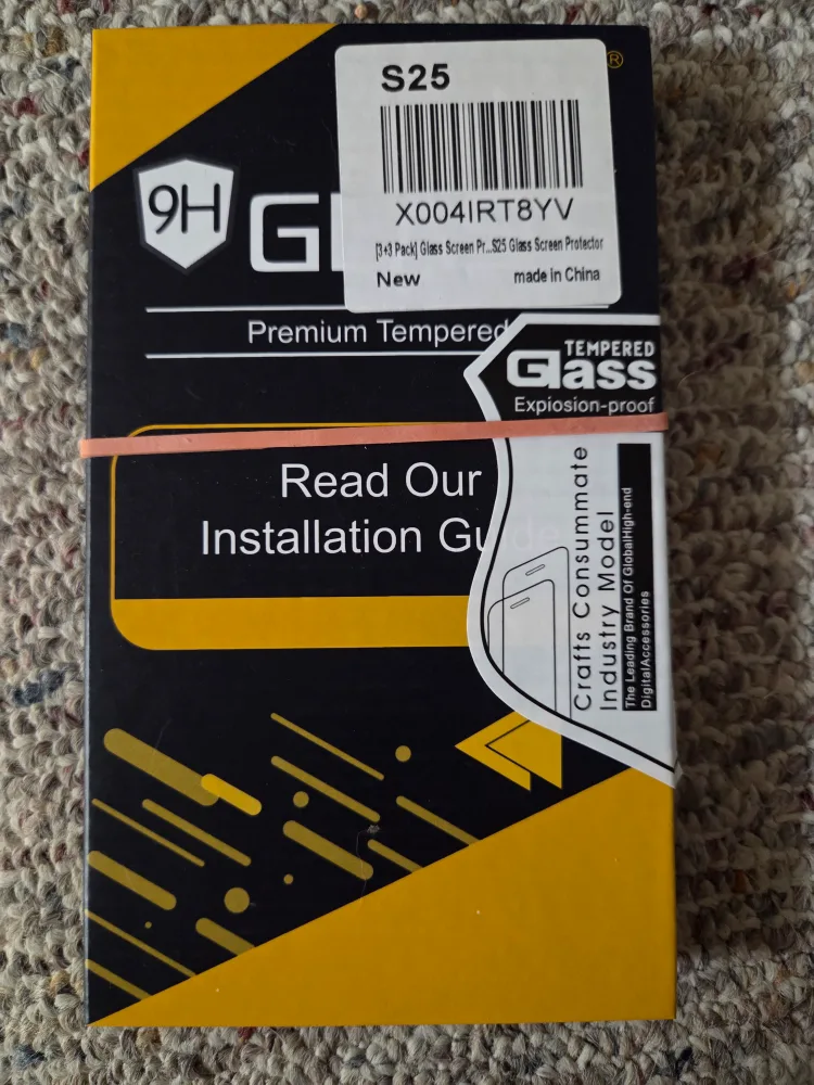 New S25 Tempered Glass Screen Protector thumbnail