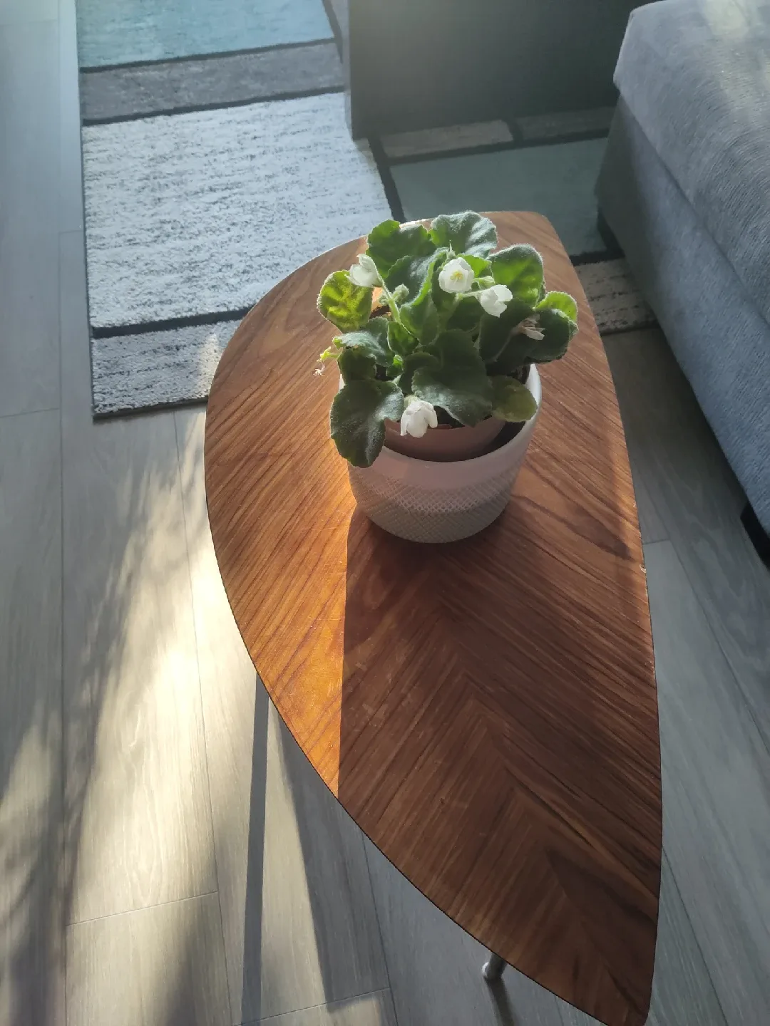 Side Table - Wood Top with Black Legs image indicator(3)