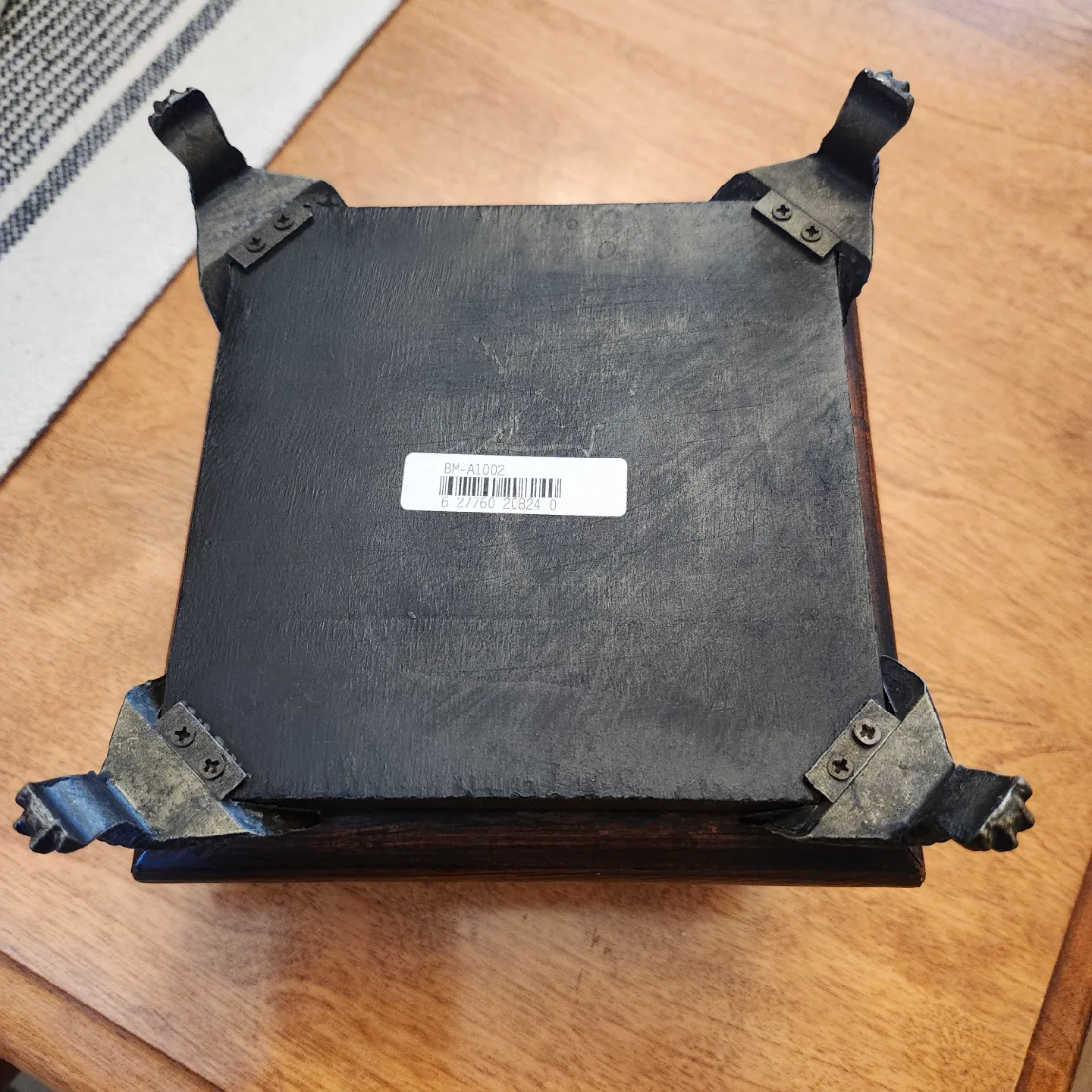 Vintage Marina Wooden Clock in a Box image indicator(4)