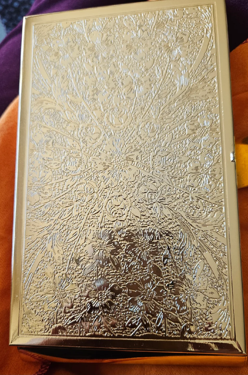 Vintage Poree Gold Tone Cigarette Case image indicator(3)