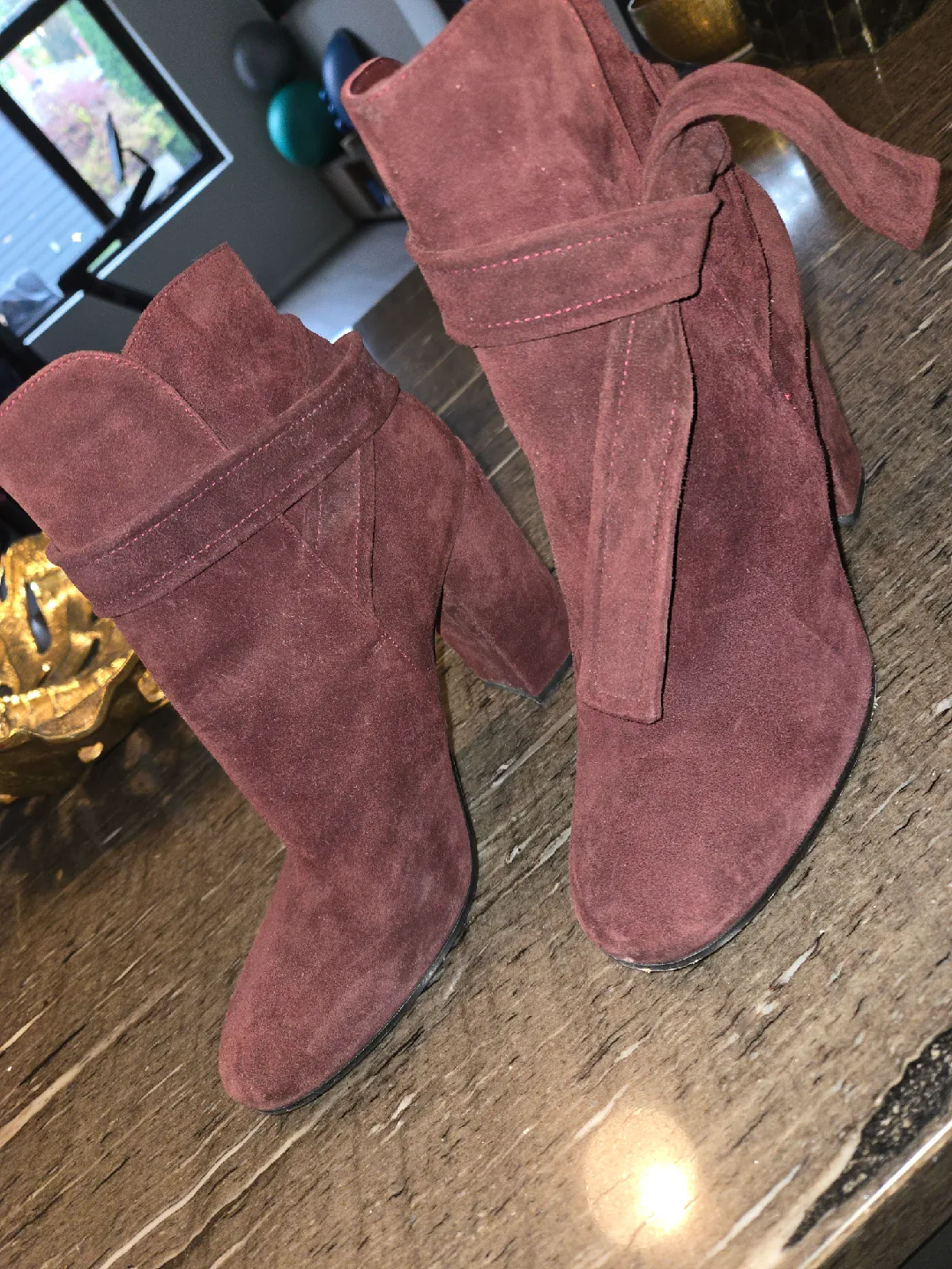 Gianvito Rossi Suede Ankle Boots thumbnail