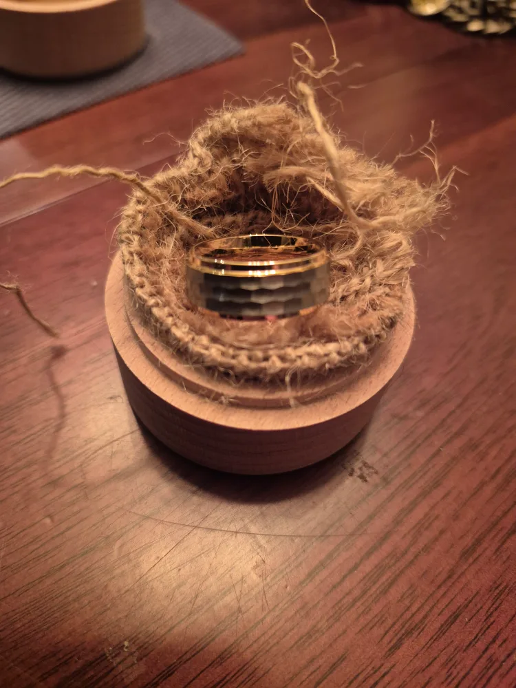 Men's Black & Gold Ring thumbnail