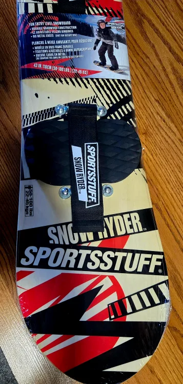 SNOWBOARD - SportsStuff Wood Snowboard - Beginner's Kids image indicator(5)