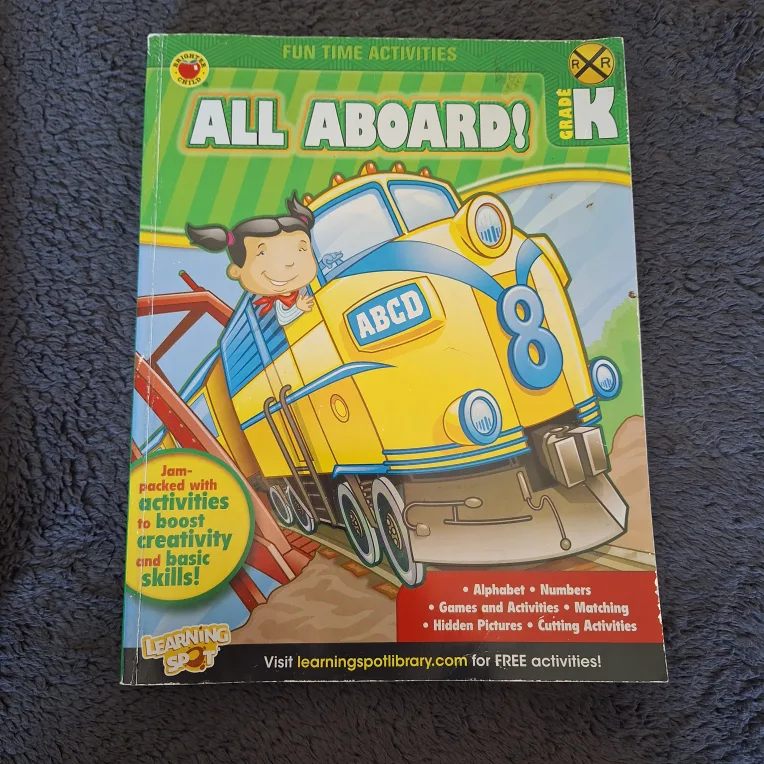 All Aboard! Grade K Activity Book🧡 thumbnail