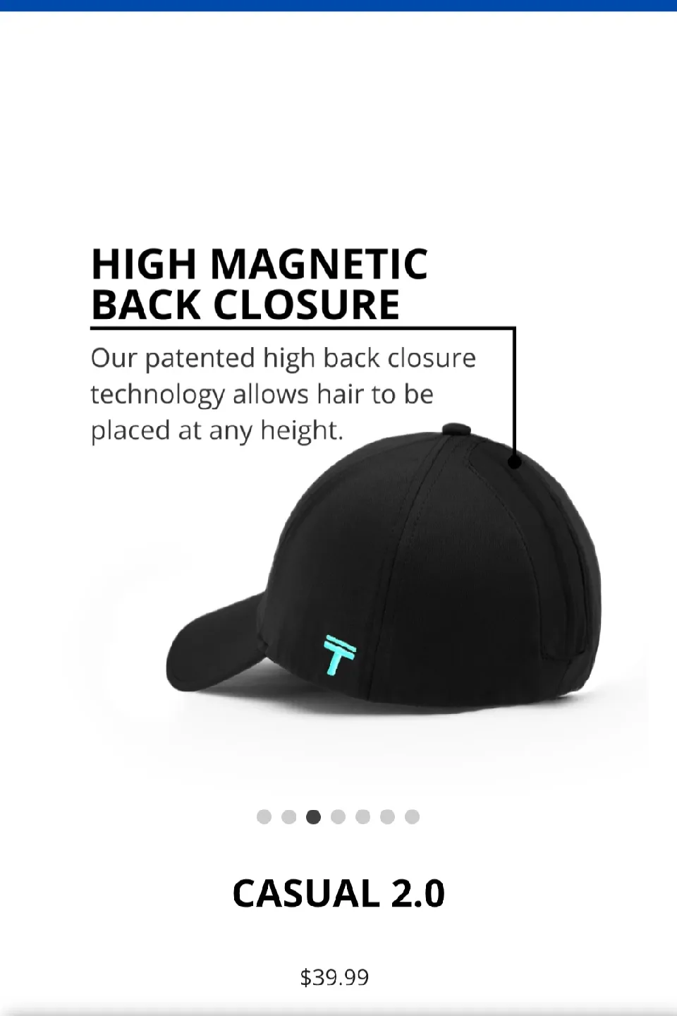 Topknot Black Baseball Cap - Size M/L image indicator(8)