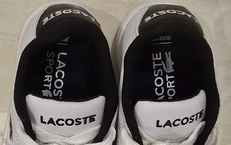 Lacoste White Sneakers! - Size 9 Kids image indicator(6)
