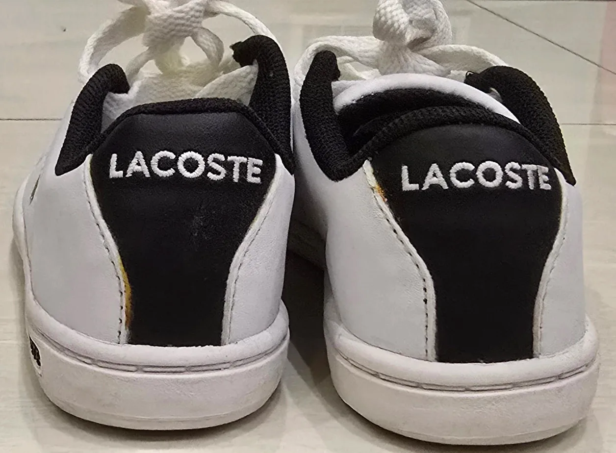 Lacoste White Sneakers! - Size 9 Kids image indicator(7)