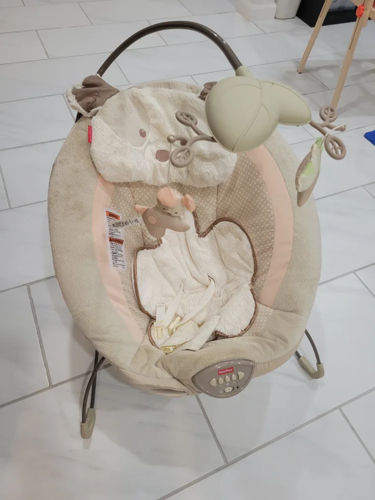 🥕 Fisher-Price My Little Snugapuppy Deluxe Bouncer thumbnail