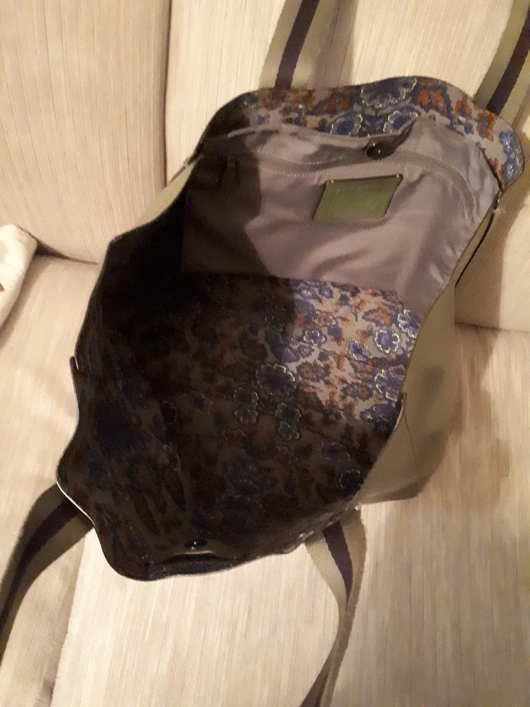 Coach Olive Green Tote Bag image indicator(4)