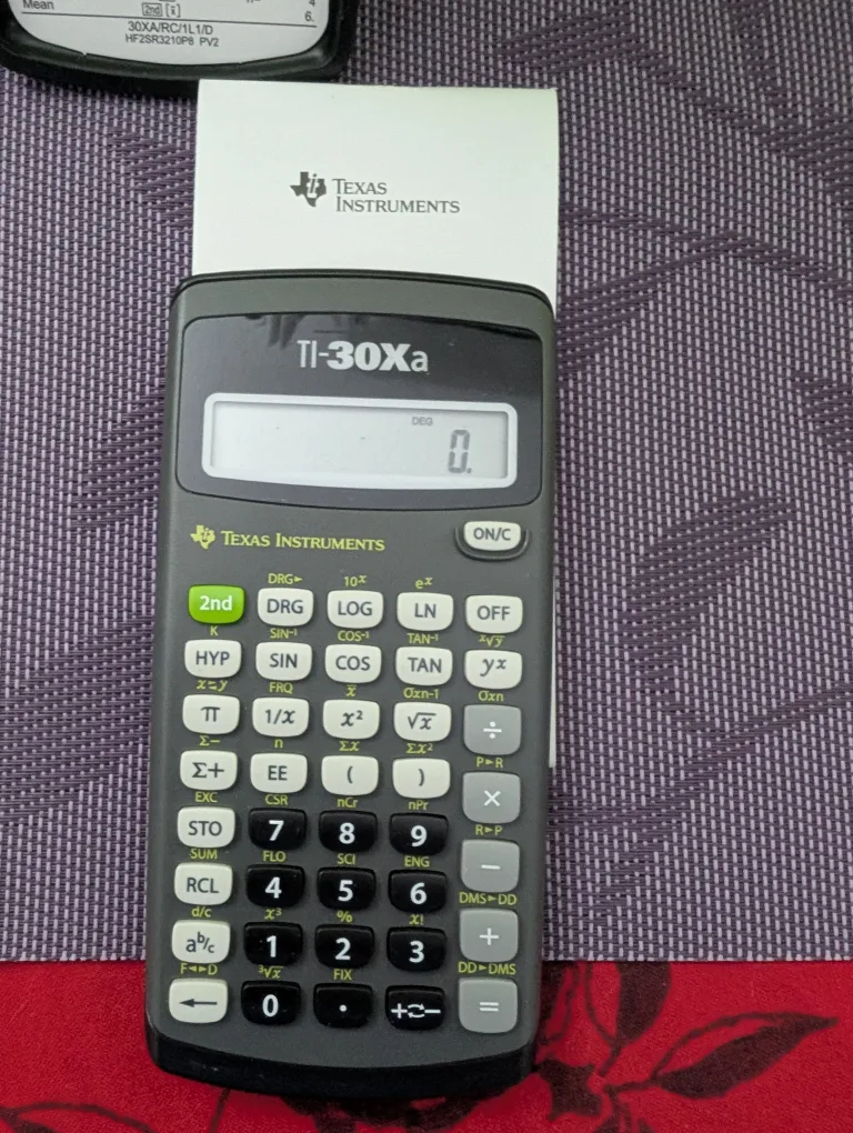 🧡Texas Instruments TI-30Xa Calculator image indicator(2)