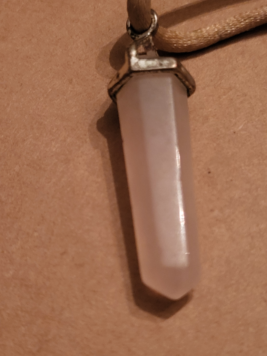 Rose Quartz Crystal Necklace - photo 4