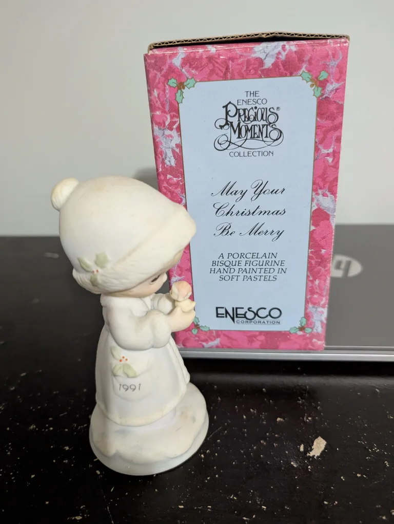 Enesco Precious Moments "May Your Christmas Be Merry" Figurine thumbnail