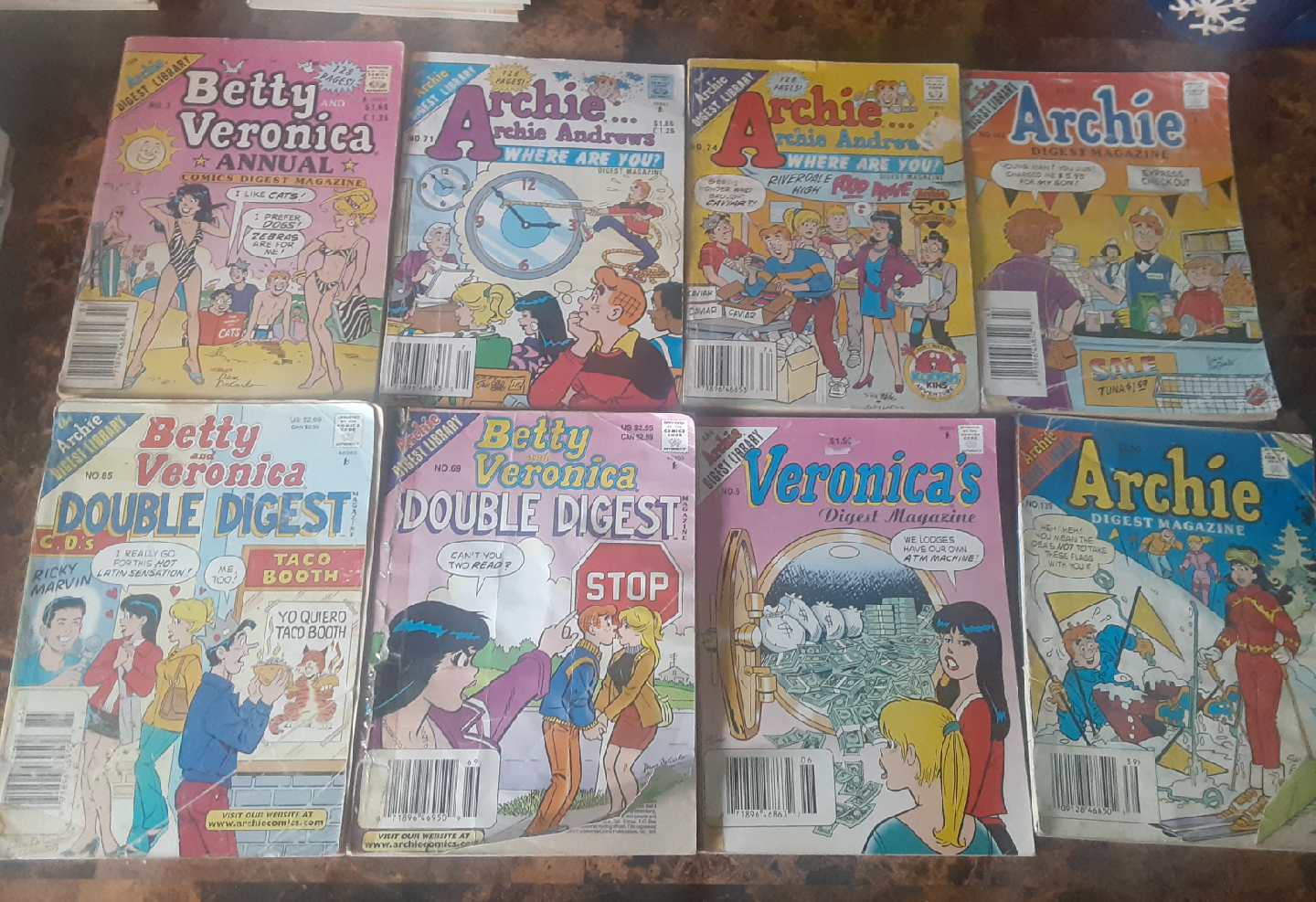 Archie Digest Library Comic Book Lot