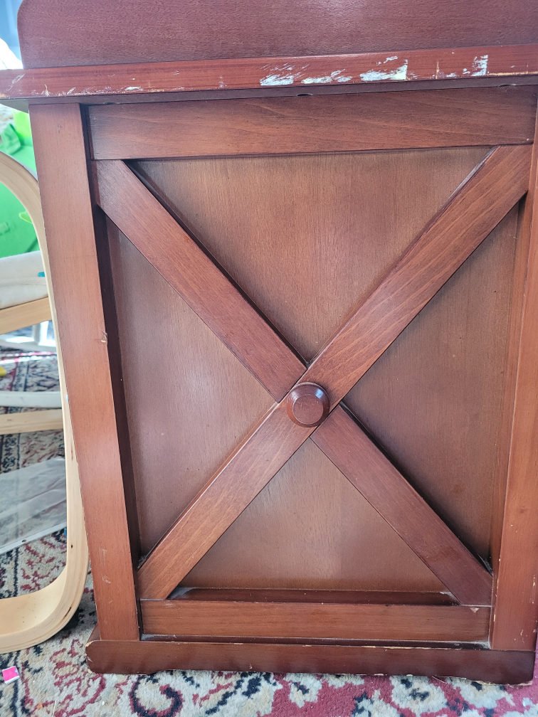Wooden Storage Bench with Cushion - photo 3