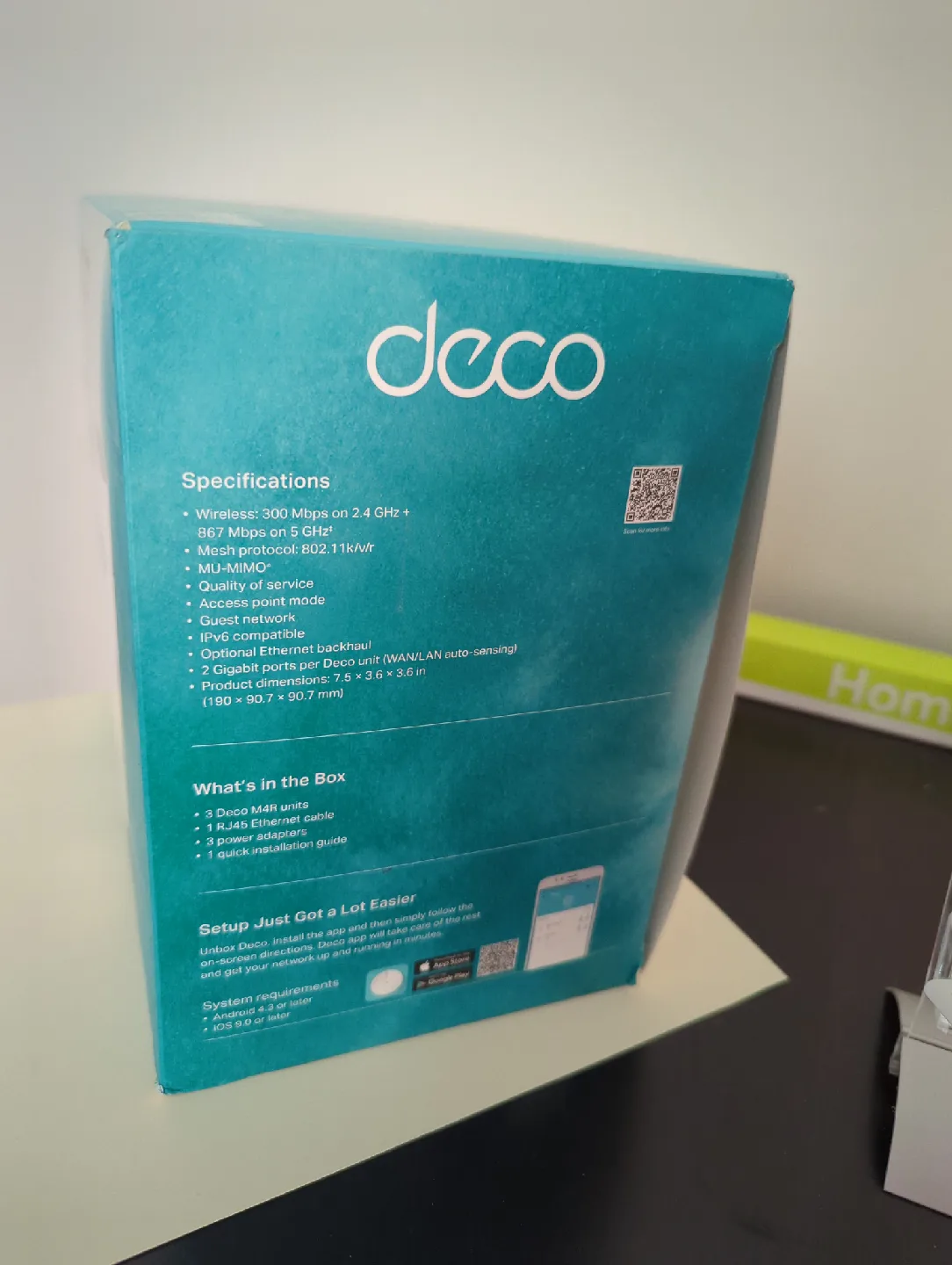 new in box-TP-Link Deco M4 Whole Home Mesh Wi-Fi System image indicator(3)