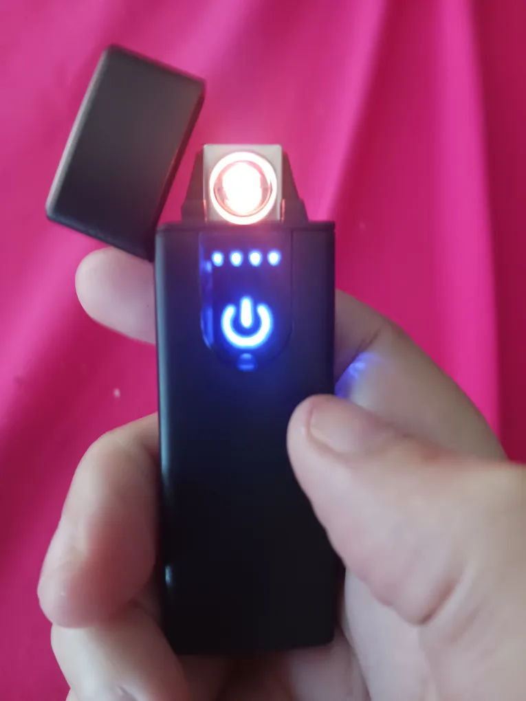 Electronic Arc Lighter with USB Charger thumbnail