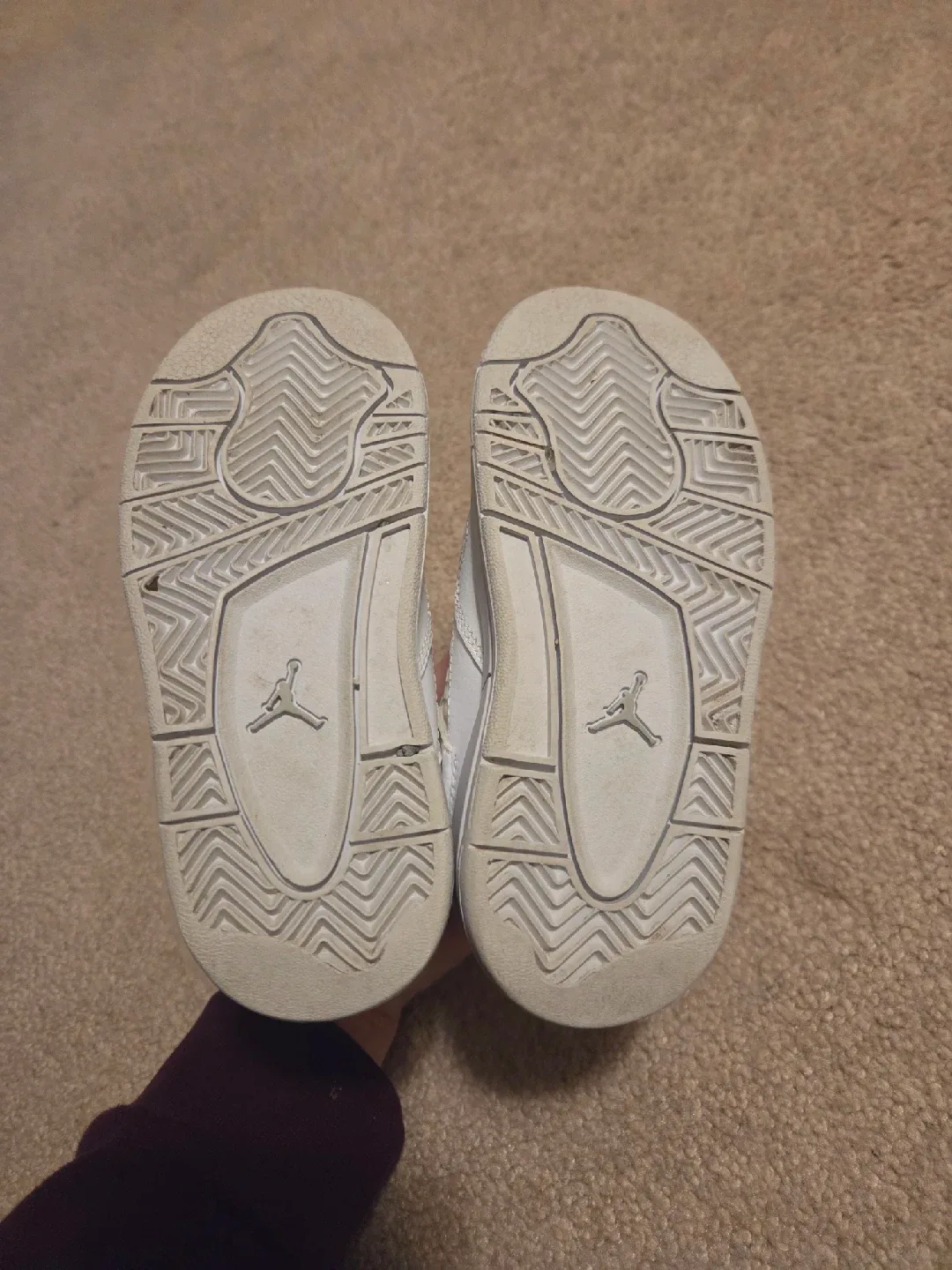 Jordan 4 Retro White Toddler Shoes image indicator(4)