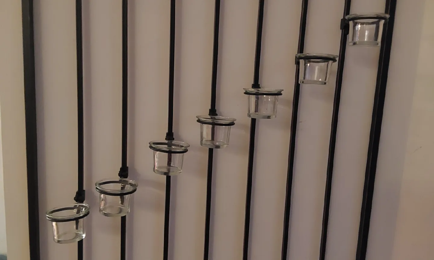 Wall-Mounted Iron & Glass Candle Holder image indicator(4)