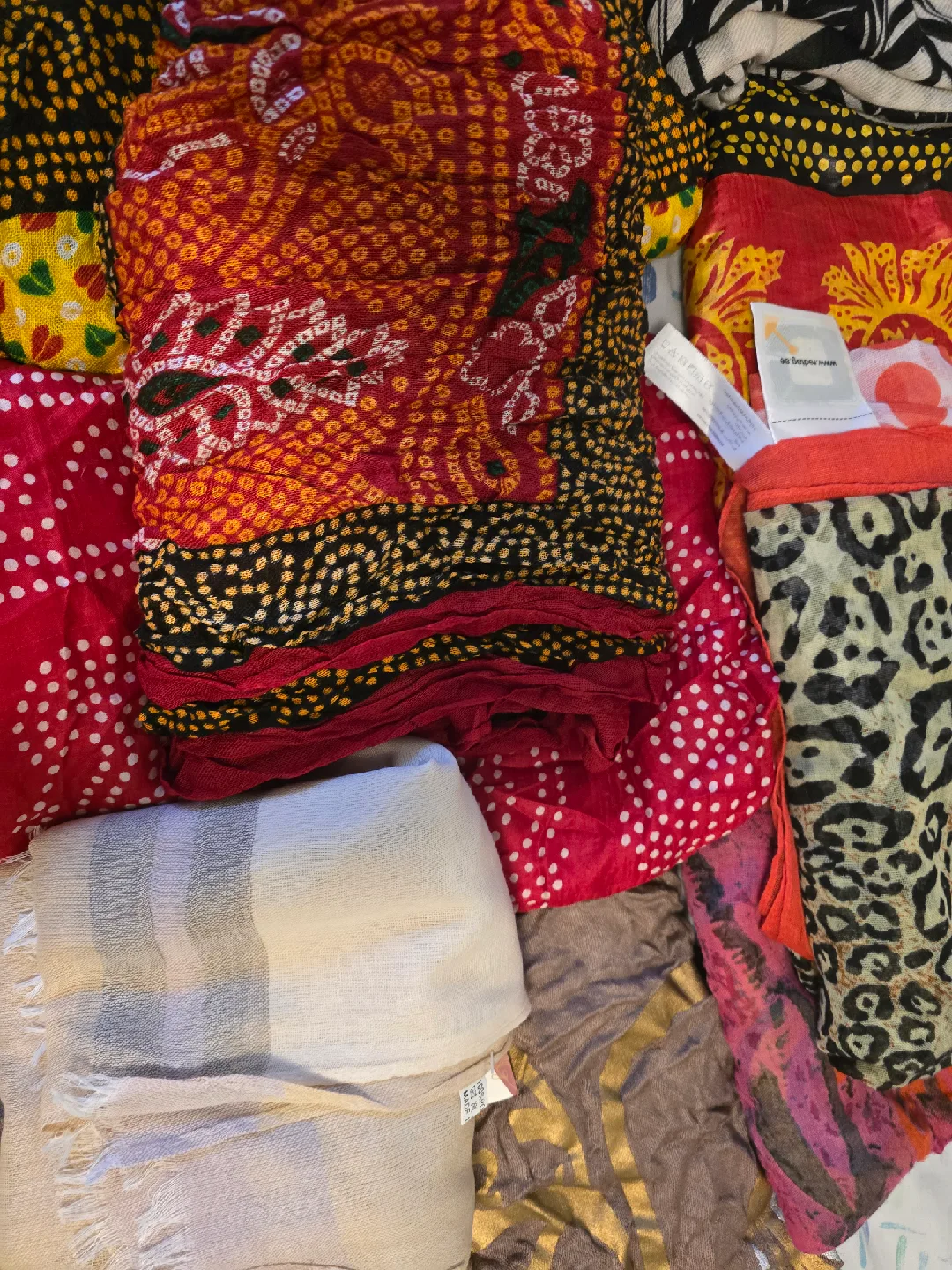 Assorted Scarves - Various Colours and Patterns image indicator(2)