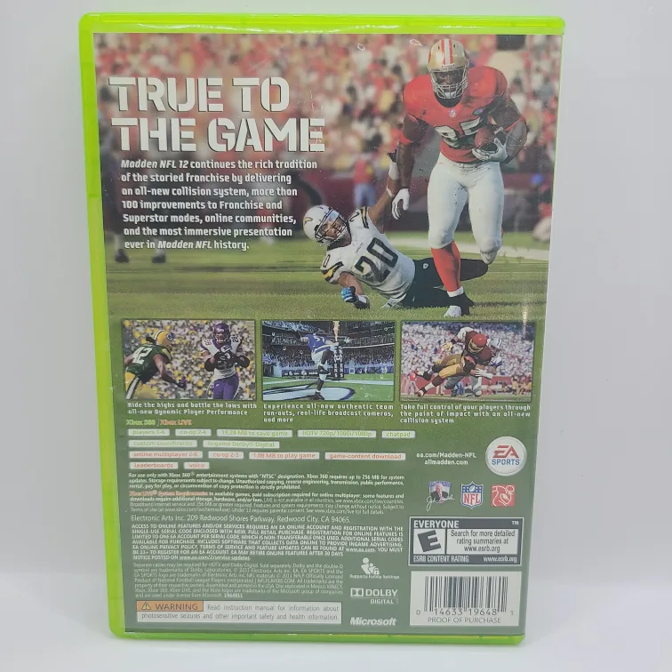 🧡 Madden NFL 12 for Xbox 360 image indicator(2)