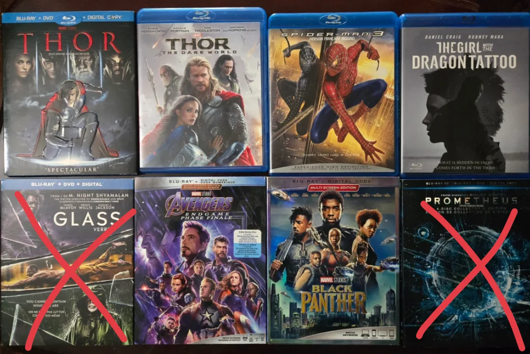 Blu-ray Movies:  Thor, Spider-Man, Avengers & More! thumbnail