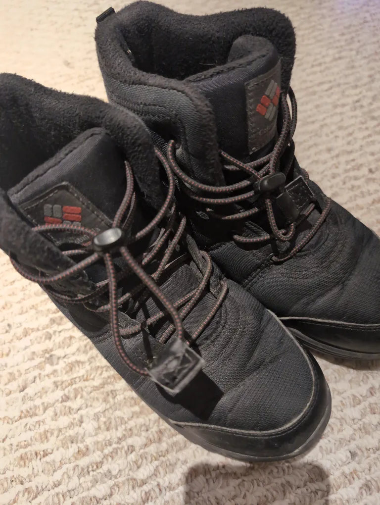 Columbia Black Winter Boots - Size 4 (Youth) image indicator(5)