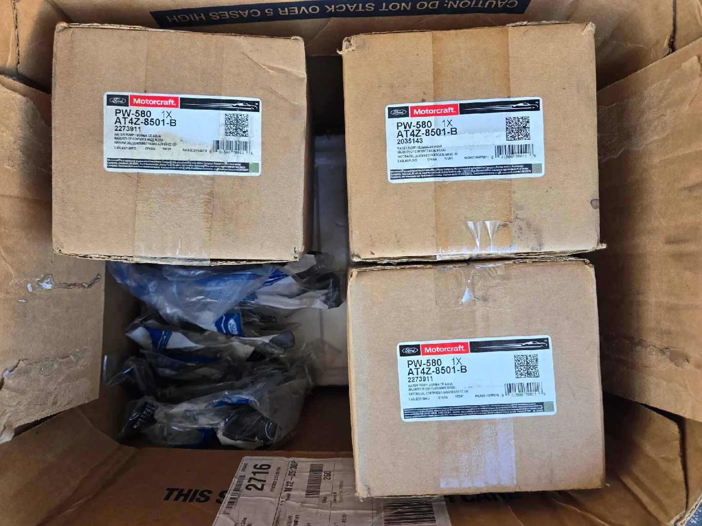 Motorcraft PW-606 Water Pump New image indicator(2)