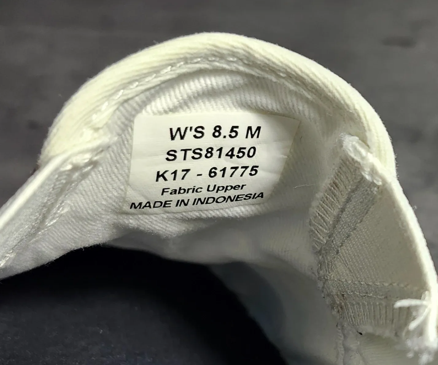 Sperry Top-Sider White Canvas Mules (Pls read description) image indicator(3)