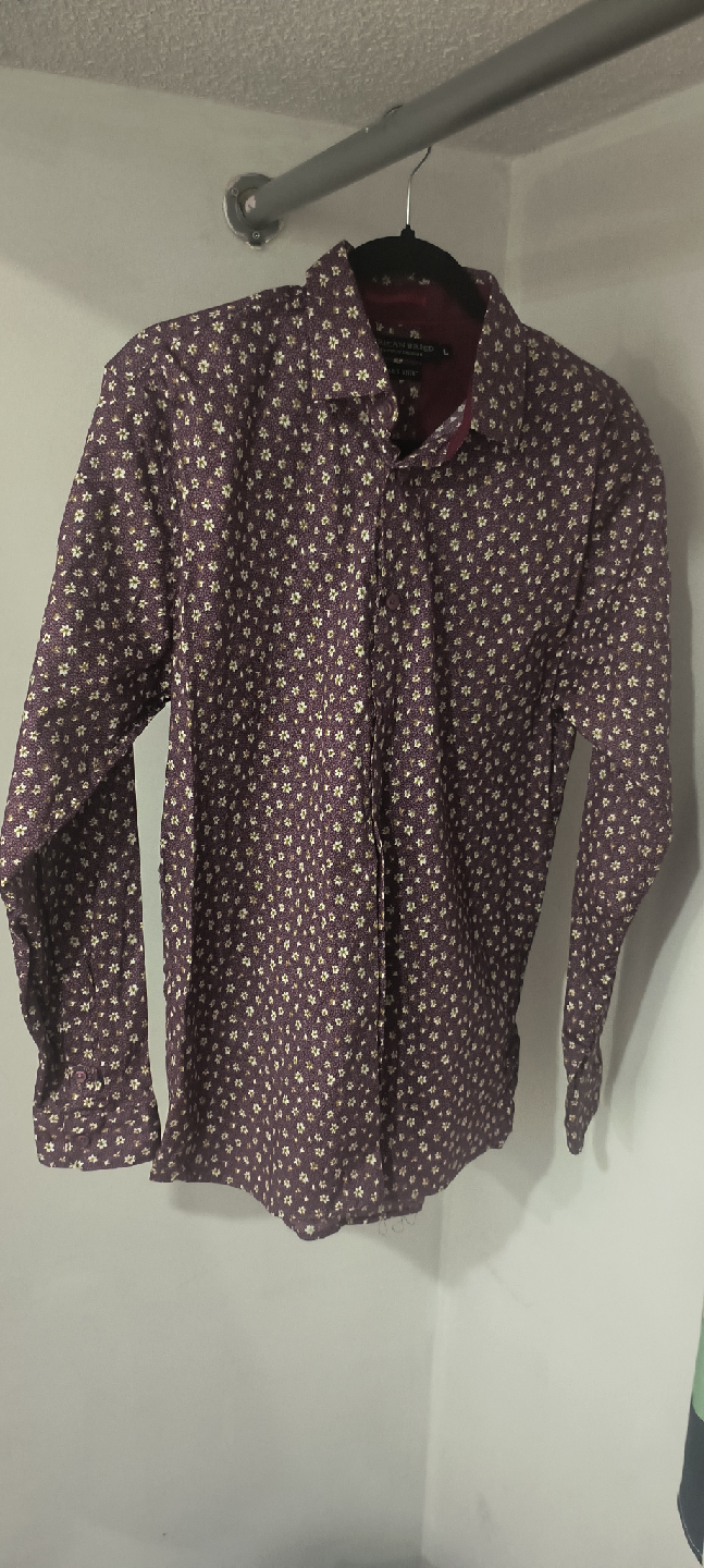 American Breed Floral Smart Shirt - Size L - photo 2