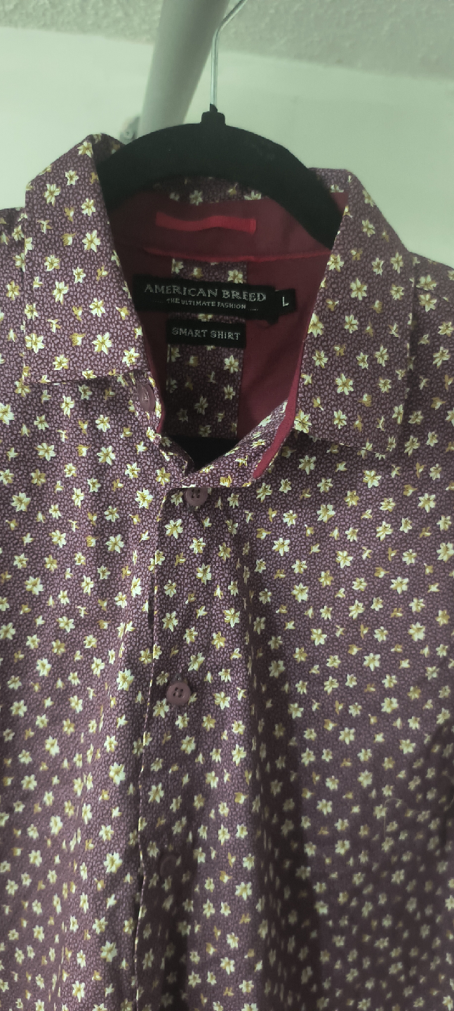 American Breed Floral Smart Shirt - Size L - photo 3