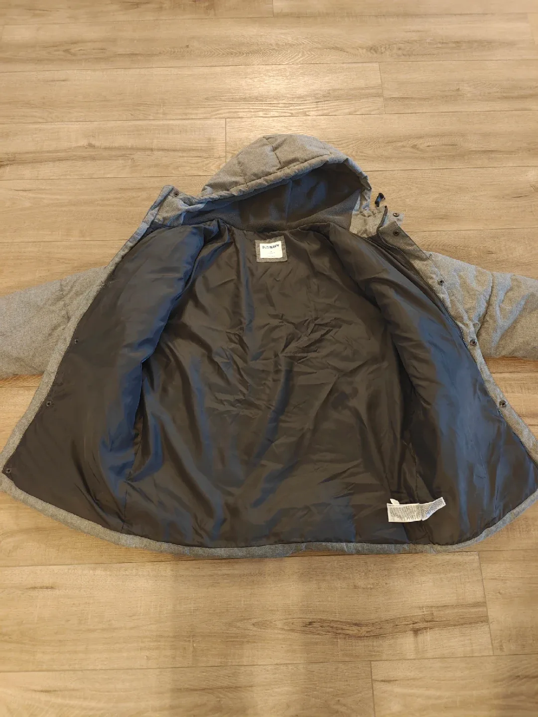 Old Navy Grey Puffer Jacket image indicator(2)
