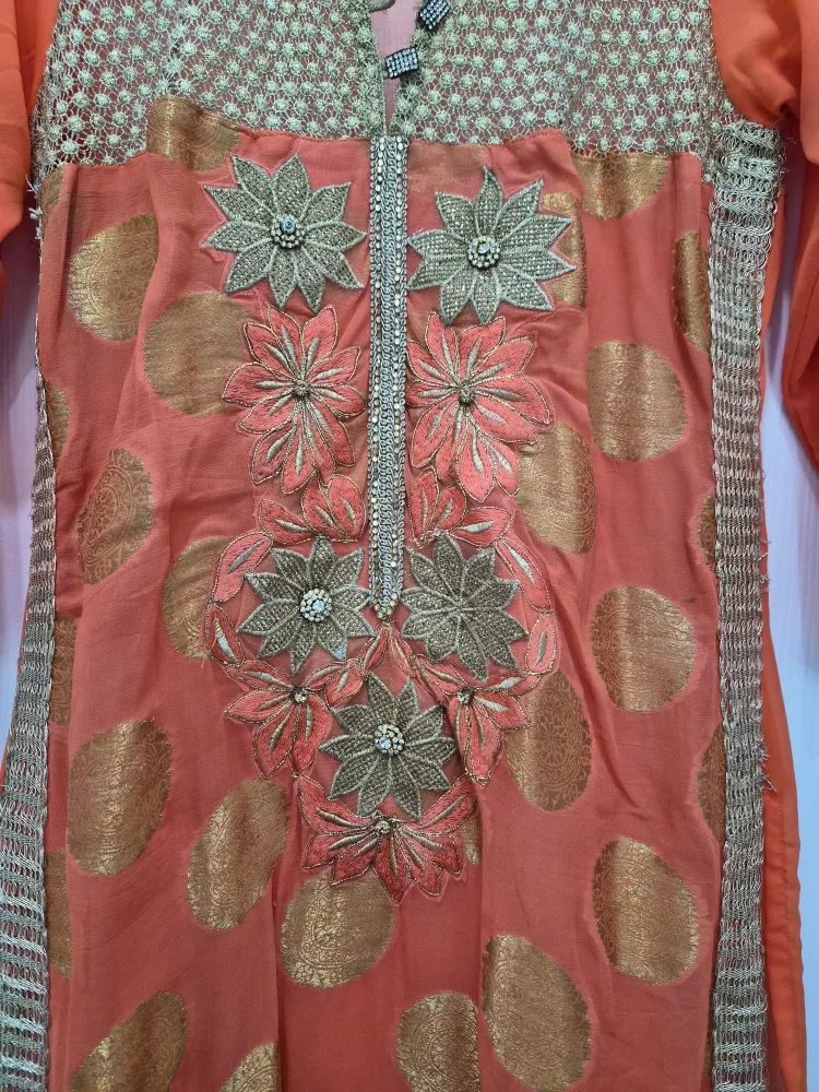 Pink Lehenga Skirt and Top Set image indicator(7)