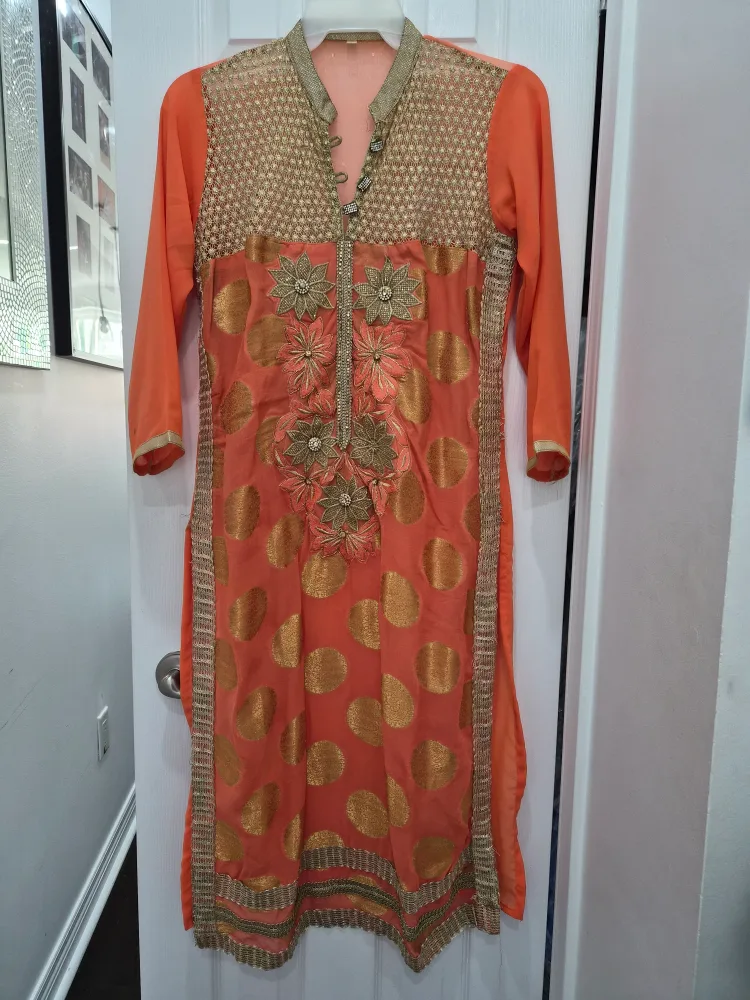 Pink Lehenga Skirt and Top Set image indicator(8)