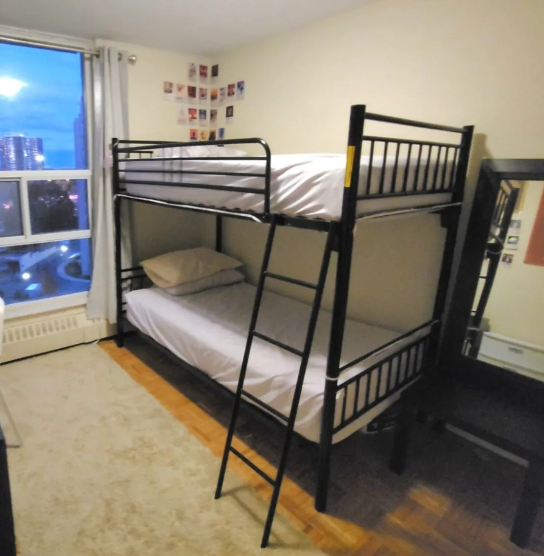 Black Metal Bunk Bed Frame thumbnail