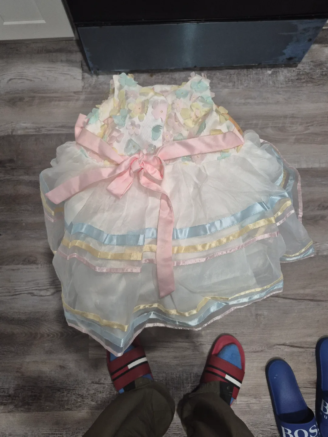 Girl's Party Dress with Bow image indicator(2)