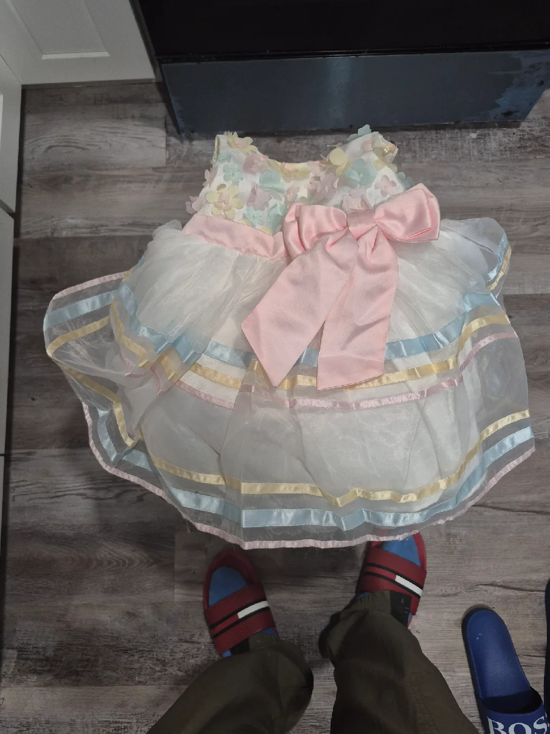 Girl's Party Dress with Bow image indicator(3)