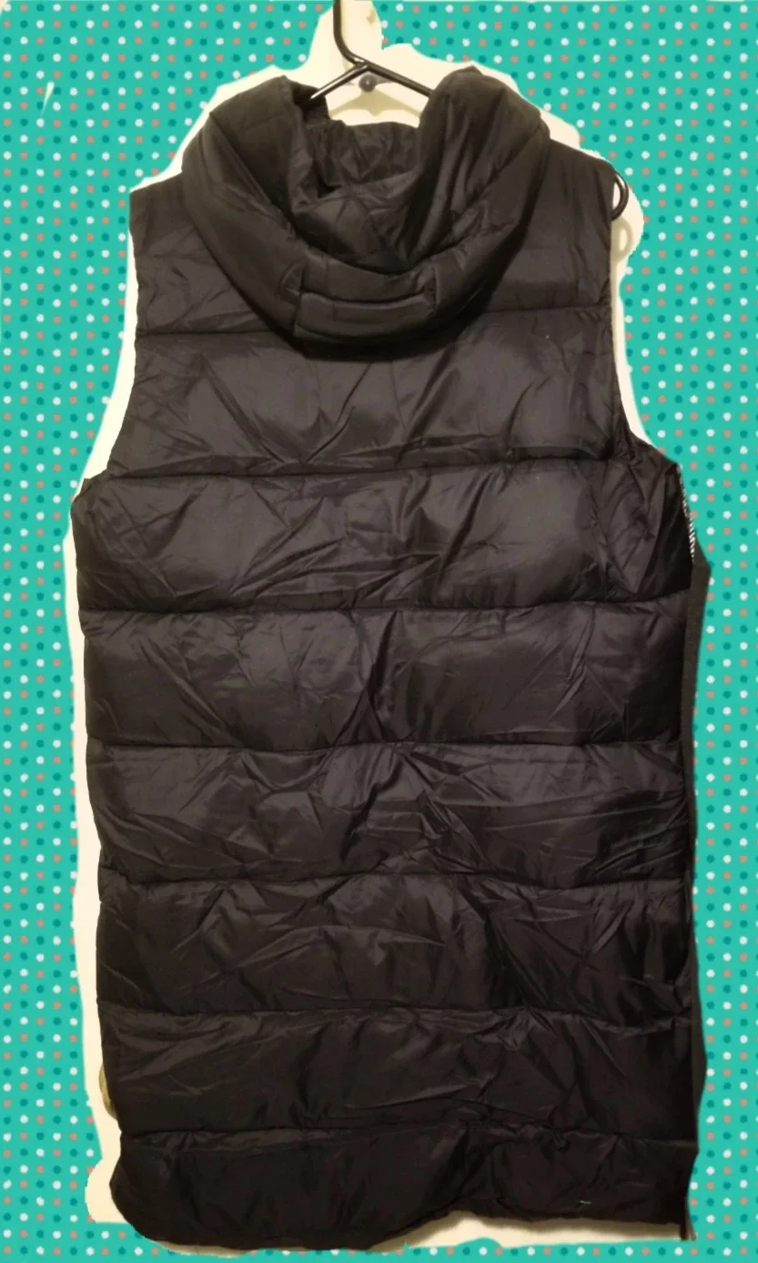 Women's Hooded Oversized Sleevless puffer image indicator(3)