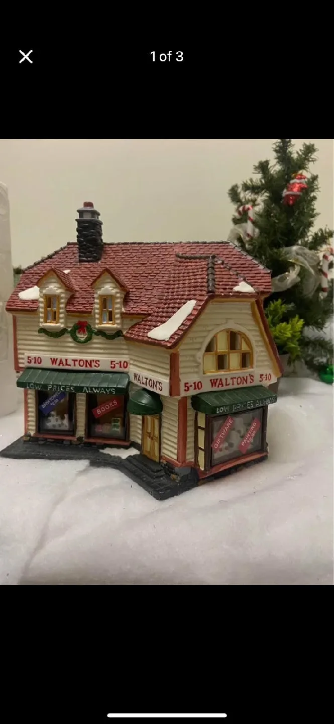 Christmas Village Miniature Buildings image indicator(4)