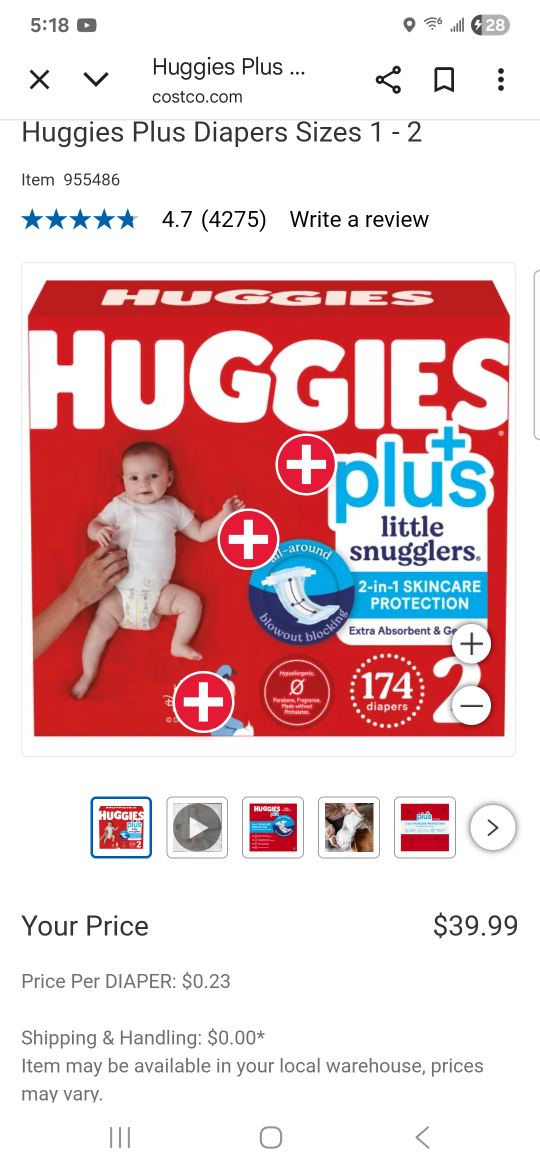 Huggies Little Snugglers Diapers Size 2 - photo 5