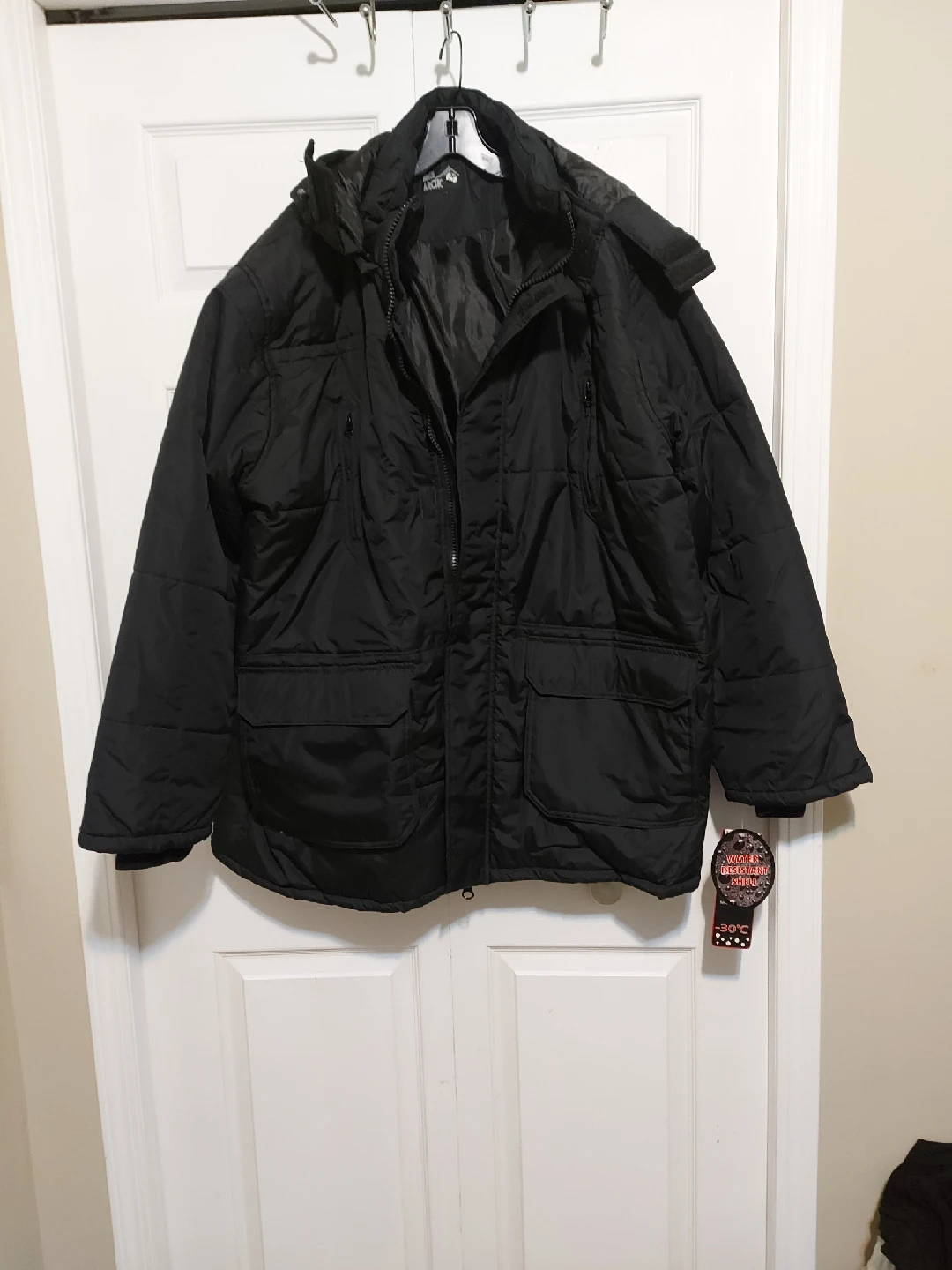 Arctic North Black Puffer Jacket،،Size 2XX