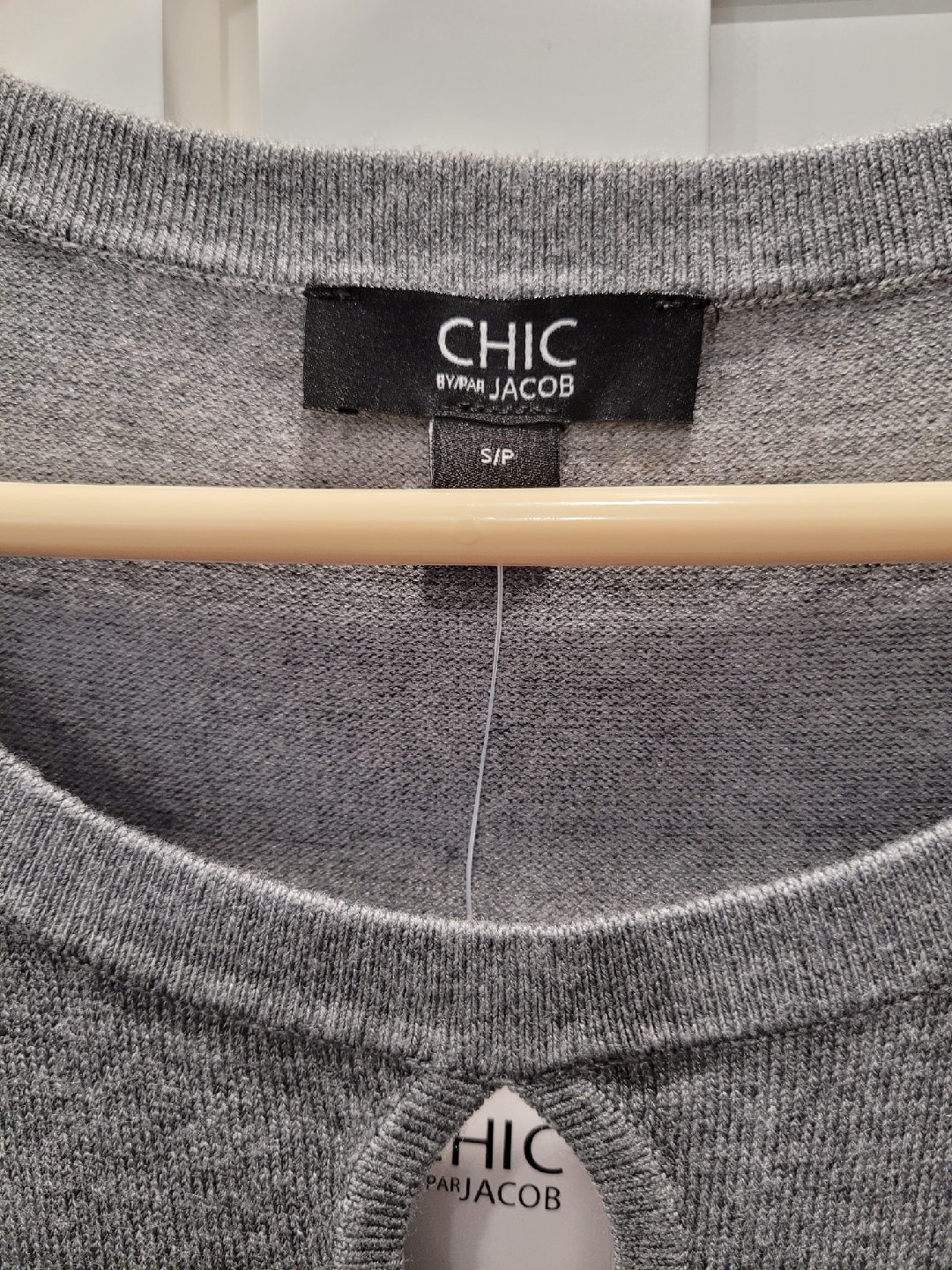 New Chic by PAR JACOB Grey Tank Top - Size S - photo 2