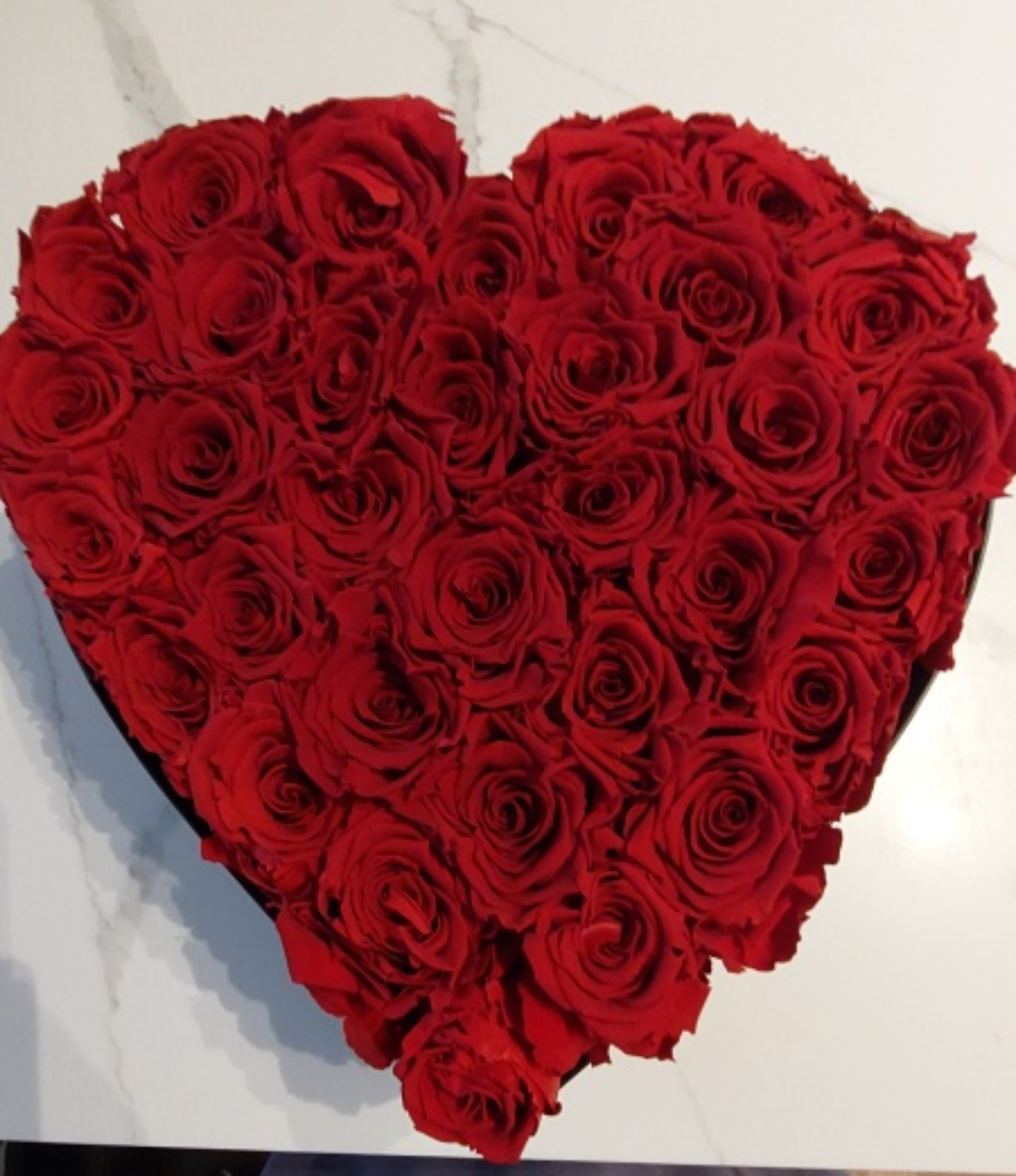 Prairies & Petals Heart-Shaped Rose Box